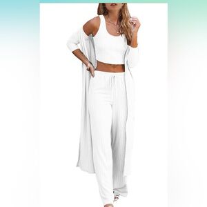 White Lounge Set - Never Worn